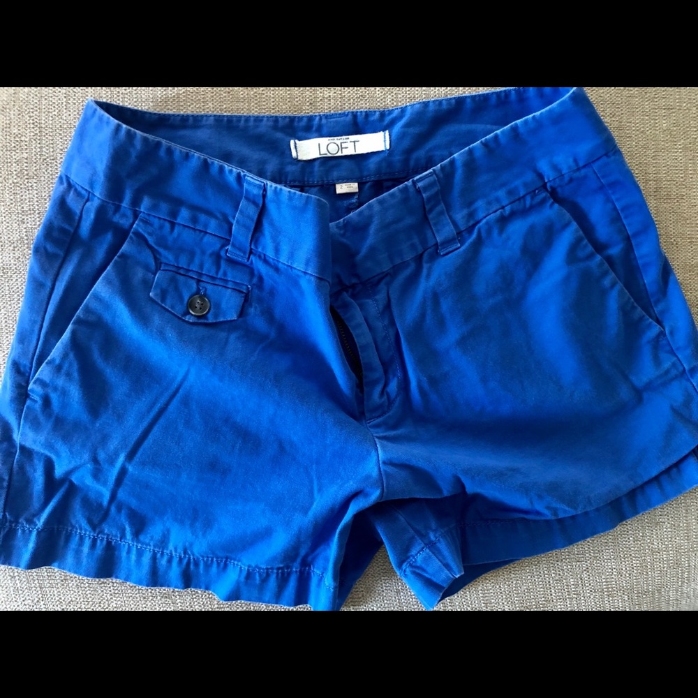 Loft blue shorts